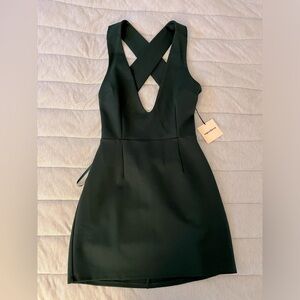 Superdown Mia Mini Dress - Green, Size Medium